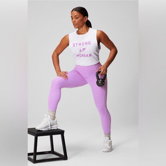 Fabletics International Women’s Day Muscle Tee Tank Size Medium NWOT - Picture 4 of 8